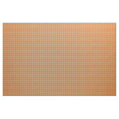 Tissu Orange Taupe Checker Diamond Pattern (Yard)