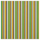 Tissu Orange, vert forestier, gris, blanc et noir (Échantillon)