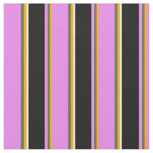 Tissu Orange, Vert olive foncé, Violet, Noir & Blanc (Fermer)