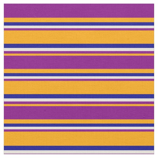 Tissu Orange, violet, beige et bleu foncé (Fermer)
