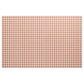 Tissu Orange & White Plaid Gingham (Yard)