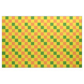 Tissu Orange Yellow Green Checkered Pattern Design  (Fat Quarter)