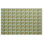 Tissu Oranges Agrumes Fruit Floral (Yard)