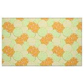 Tissu oranges citrons lime fruits agrumes nature frais (Fat Quarter)