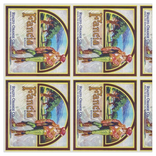 Tissu Oranges de Fancia (Échantillon)