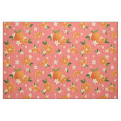 Tissu Oranges et fleurs d'oranges (Fat Quarter)