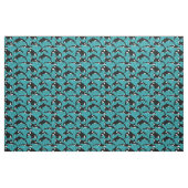 Tissu Orcas Killer Whales in the Ocean Patterned (Fat Quarter)