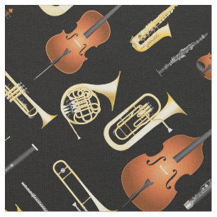 Tissu Orchestra Instruments Music Musician Decoration