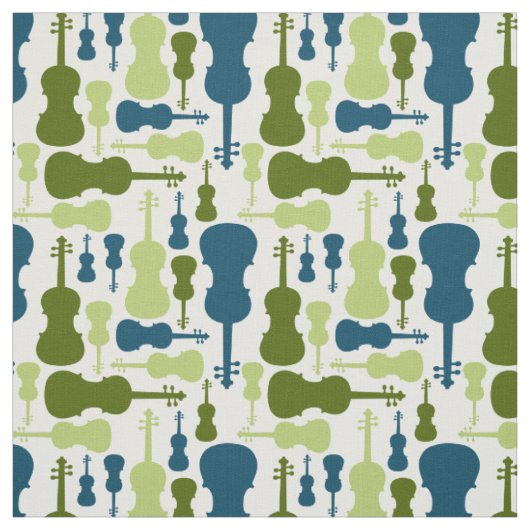 Tissu Orchestre de musique à instruments à cordes violon (Échantillon)