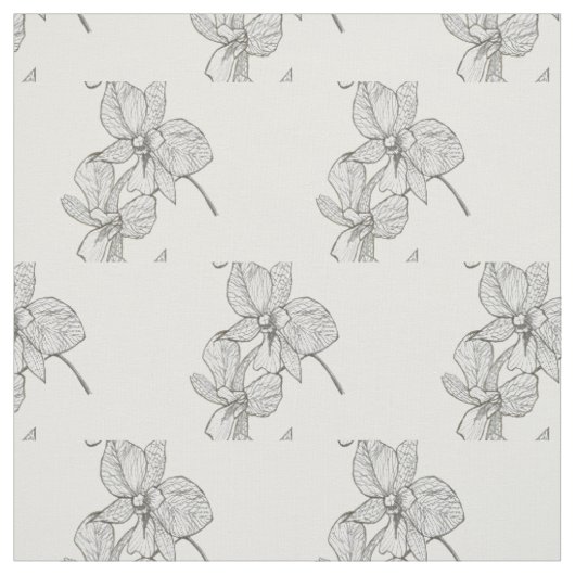 Tissu orchidée (Échantillon)