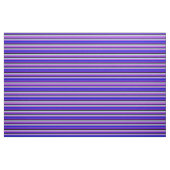 Tissu Orchidée, Bleu, Violet foncé, Bleu noir et clair (Fat Quarter)