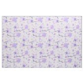 Tissu Orchidée de lavande rose d'argent d'aquarelle lila (Fat Quarter)