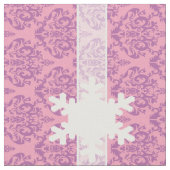 Tissu Orchidée décongelée rayonnante Damas avec flocon d (Fermer)