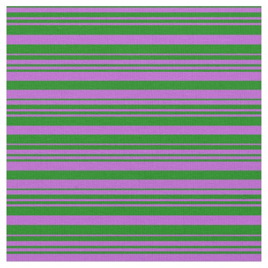 Tissu Orchidée et Motif rayé vert (Fermer)
