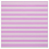 Tissu Orchidée et rayures jaune clair (Échantillon)