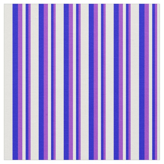 Tissu Orchidée foncée, Bleue et Crème de menthe (Fermer)