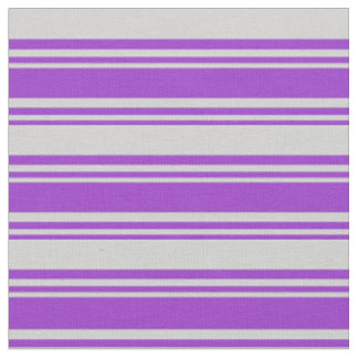 Tissu Orchidée foncée et gris clair Motif de couleur lin