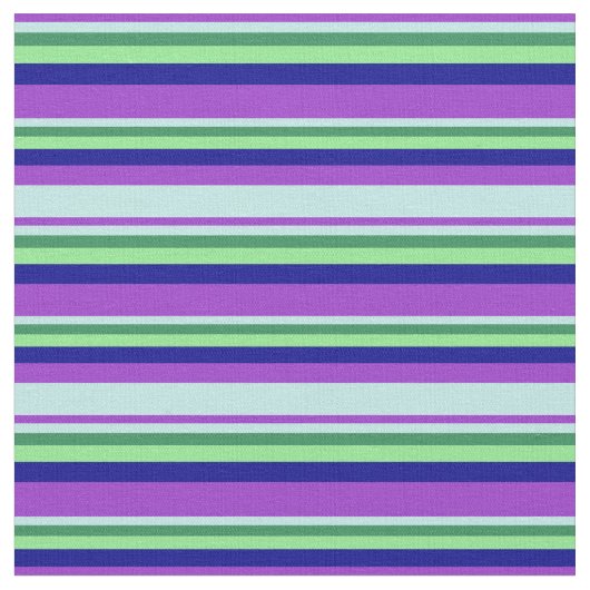 Tissu Orchidée foncée, Turquoise, Vert mer, Vert & Bleu (Fermer)