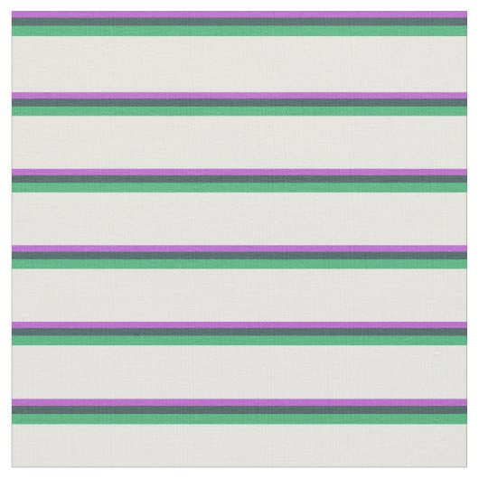 Tissu Orchidée, gris ardoise foncée, vert de mer et crèm (Fermer)