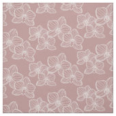 Tissu Orchidée Linéaire | Couture Botanique et Patchwork (Échantillon)