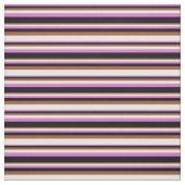 Tissu Orchidée, Noir, Sienne & Blancs (Échantillon)