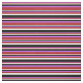 Tissu Orchidée, rouge, jaune clair et noire (Échantillon)