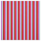 Tissu Orchidée, Turquoise, Rouge foncé & Lignes rouges (Échantillon)