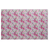 Tissu Orchidées roses en fleur (Fat Quarter)