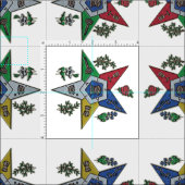 Tissu Ordre De L'Étoile Orientale (Carreau)