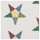 Tissu oriental d'étoile (Fermer)