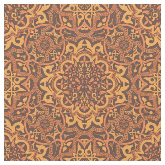 Tissu Ornement arabe élégant (Fermer)