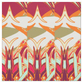 Tissu Ornement bordeaux (Échantillon)