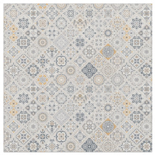 Tissu Ornement traditionnel portugais et espagnol Boho