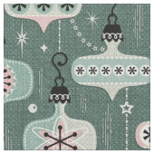 Tissu Ornements de Noël de l'Âge Atomique ©studioxtine (Fermer)