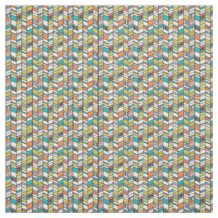 Tissu Os à perches modernes du milieu du siècle