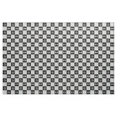 Tissu Os de chien noir et blanc | Nom et monogramme (Yard)