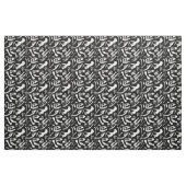 Tissu Os de dinosaure (noir) (Fat Quarter)