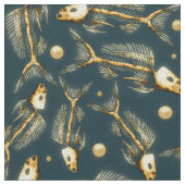 Tissu Os de poisson doré (Fermer)