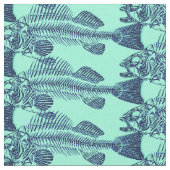 Tissu Os de poissons (Fermer)