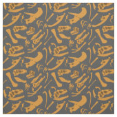 Tissu Os Dinosaures (Gris) (Échantillon)