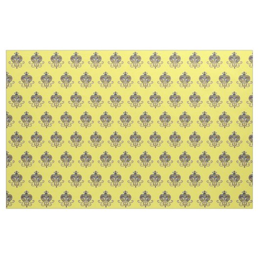Tissu Oshun Goddess Veve Sigil (Yard)