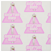 Tissu Ostrich Oiseau des années 80 (Échantillon)