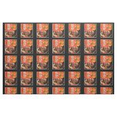 Tissu Otello Orange Étiquette (Fat Quarter)