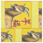 Tissu Ouais de Goat-Good Luck ! (Échantillon)