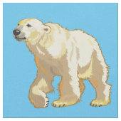 Tissu ours blanc (Fermer)