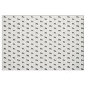 Tissu Ours noir dessin rustique (Fat Quarter)