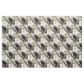 Tissu Ours noir s'élevant (Fat Quarter)