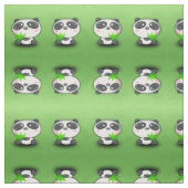 Tissu Ours panda en abondance (Échantillon)