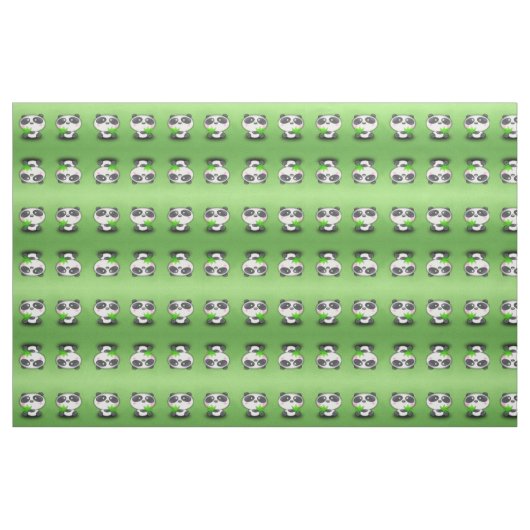 Tissu Ours panda en abondance (Fat Quarter)