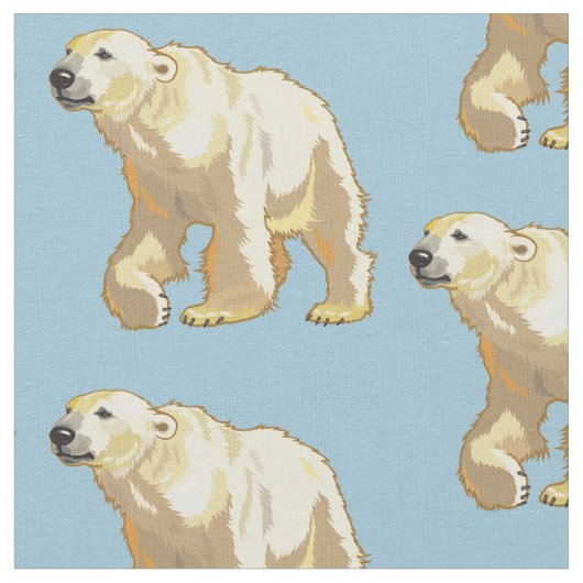 Tissu ours polaire (Fermer)